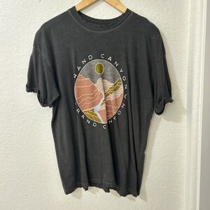 Free People Black Graphic Tee